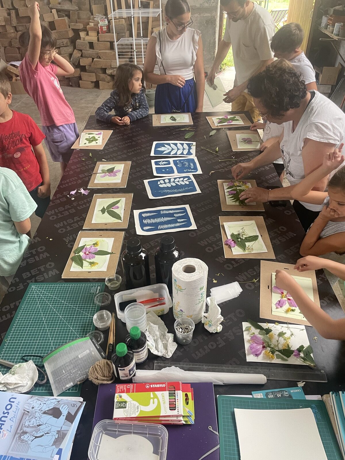 Plantes, chimère & Cyanotype - Fabrique des Luddites